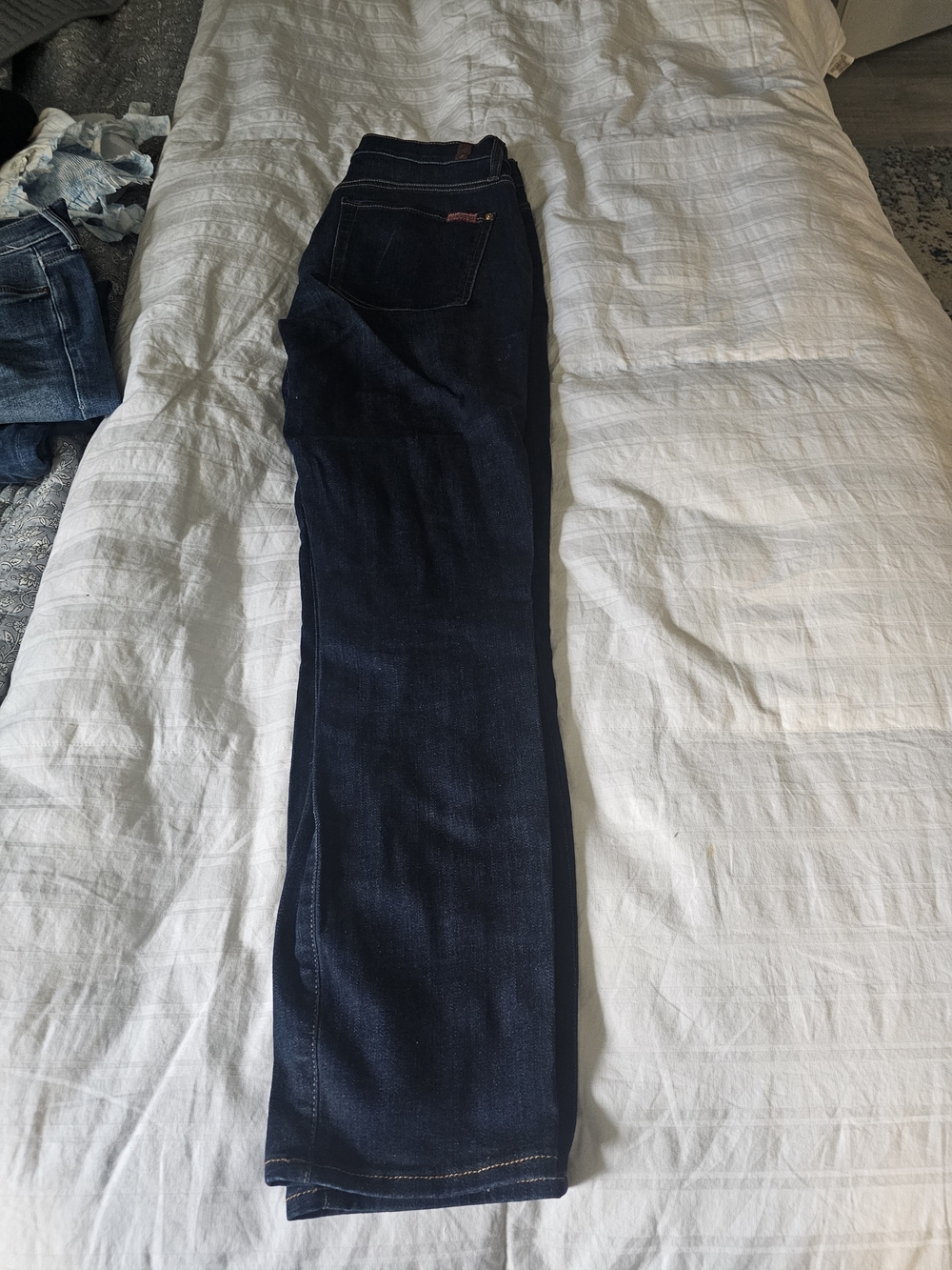 7 For All Mankind Dark Roxanne Ankle Jeans